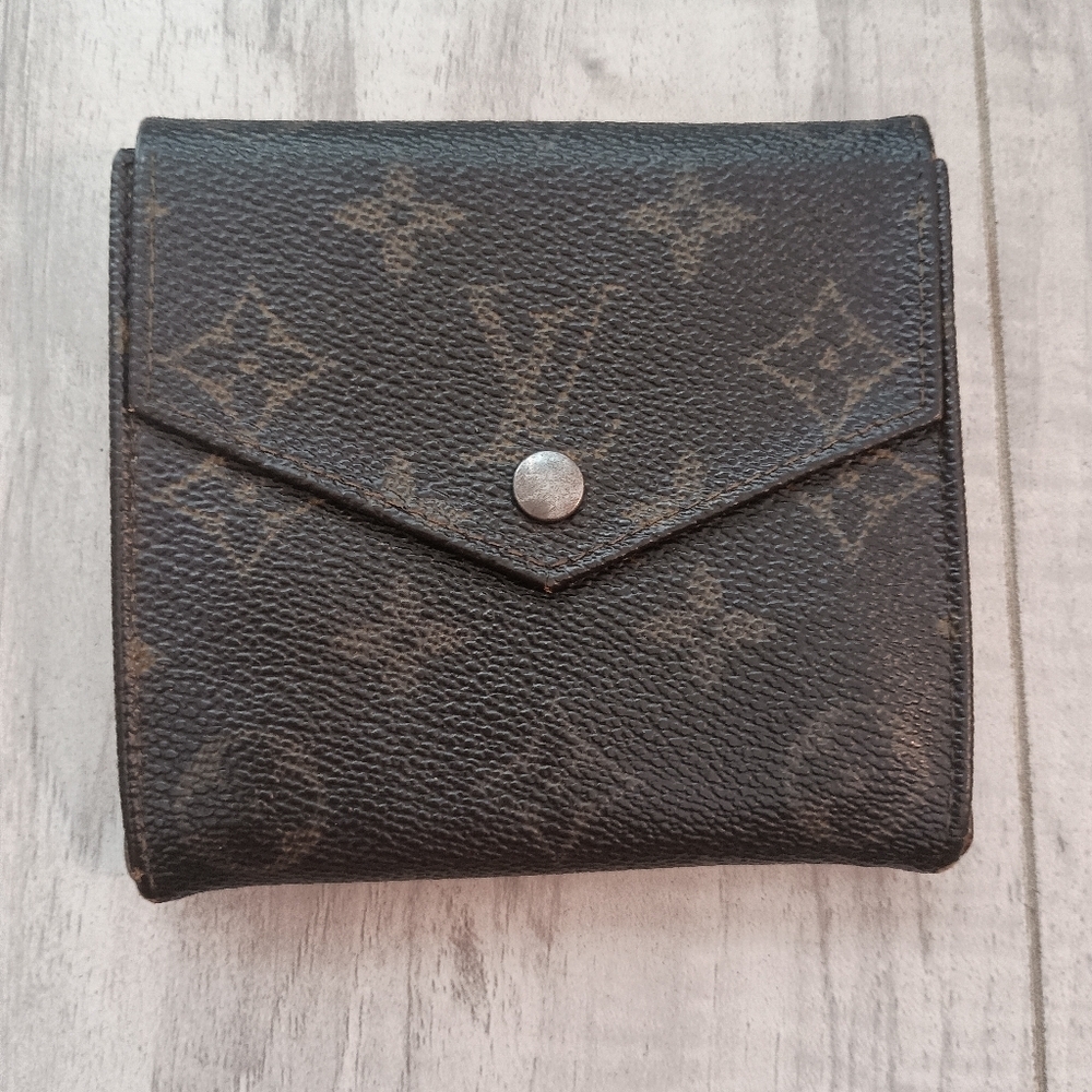 Louis Vuitton Brown Monogram Compact Wallet